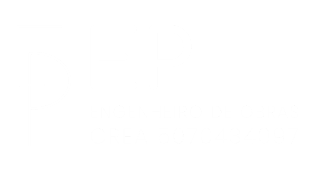 Logotipo Ezequiel Pablo EP Engenharia de Obras CREA